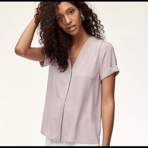 Aritzia Nobel Lilac Blouse